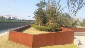 甘井子耐候钢挡土墙